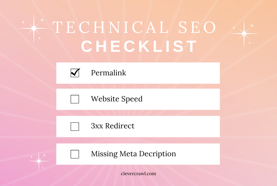 technical seo checklist