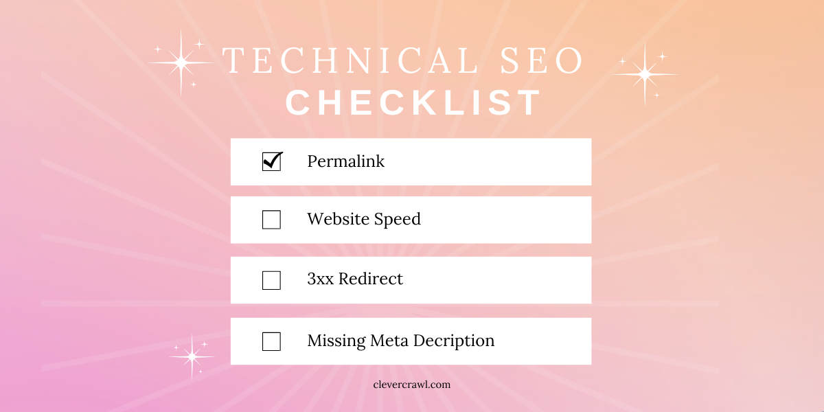 technical seo checklist